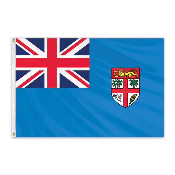 Global Flags Unlimited Fiji Outdoor Nylon Flag 5'x8' 201815